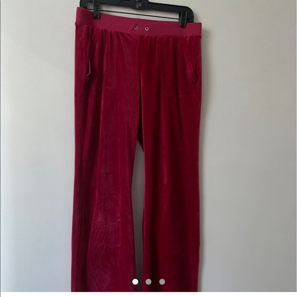 Juicy couture red / dark pink pant